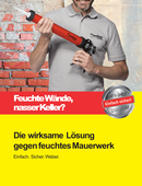 Titelbild der Broschüre Feuchte Wände, nasser Keller