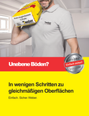 Titelbild der Broschüre Unebene Böden