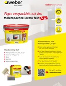 Titelbild der Step-by-Step Anleitung zum Fugen verspachteln mit dem Malerspachtel "to go"
